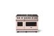 Viking® 5 Series 48" Blush Pro Style Gas (LP) Range with Brushed Brass Trim-3