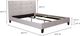 Moe's Home Collection Eliza Light Grey Queen Bed-1
