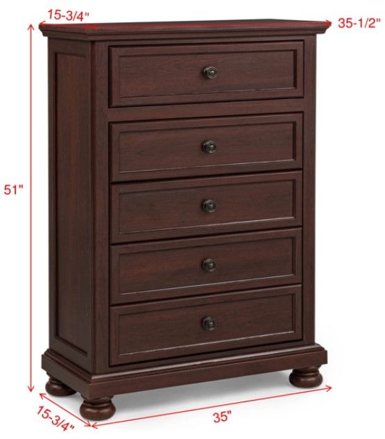 Crown Mark Claribelle Cherry Chest-2