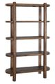 International Furniture Direct Balam Brown Bookcase-0
