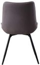 Coaster® Diggs 2-Piece Grey/Gunmetal Swivel Dining Chairs-4
