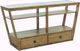 Magnussen Home® Hardison Glass/Warm Stone Brown Rectangular Sofa Table-0