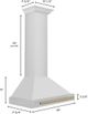 ZLINE 30" Autograph Edition Stainless Steel Wall Mounted Range Hood-1