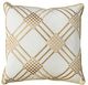 Furniture of America® Pam Ivory/Yellow Throw Pillow-0