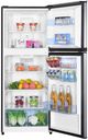 Avanti® 24" 10.0 Cu. Ft. Stainless Steel with Black Cabinet Counter Depth Top Freezer Refrigerator-4
