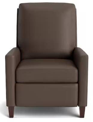 Bassett® Furniture Customizable Trevor Leather Track Arm Recliner-1