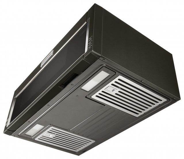 KitchenAid® 1.1 Cu. Ft. Black Stainless Steel with PrintShield™ Finish Over The Range Microwave Hood Combination-8