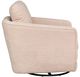 LH Home Feather Baltimo Matte Black/Pale Rose Swivel Glider Chair-4