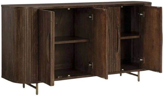 Signature Design by Ashley® Amickly Dark Brown Accent Cabinet-3