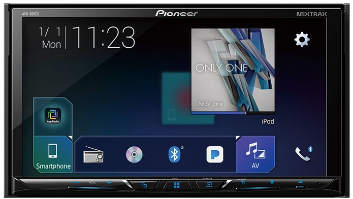 〈未使用〉 Pioneer VREC-DS600 Pioneer Multimedia DVD Receiver with 7
