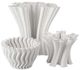 Currey & Company White Godet Vase-1