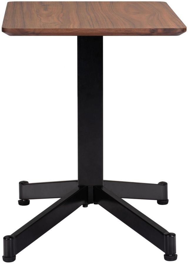 Zuo® Modern Mazzy Brown Side Table with Black Steel Base-1