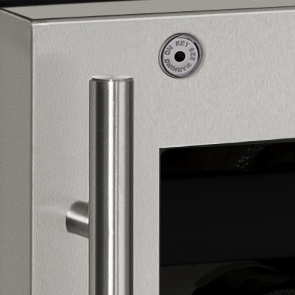 U-Line 5 Class Collection 15” 2.9 Cu. Ft. Stainless Steel Beverage Center with Right Hinge Glass Door-3
