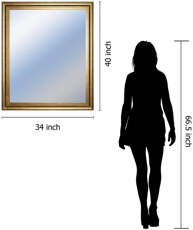 Classy Living Golden Aura Wall Mirror-2