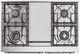 Ilve® Nostalgie II Series 40" Blue Grey Pro Style Dual Fuel Range-2