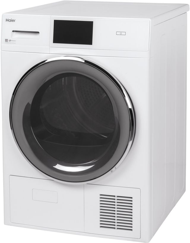 Haier 4.1 Cu. Ft. White Front Load Electric Dryer-3