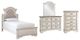 Signature Design by Ashley® Realyn 4-Piece Chipped White Twin Panel Bed Set-0