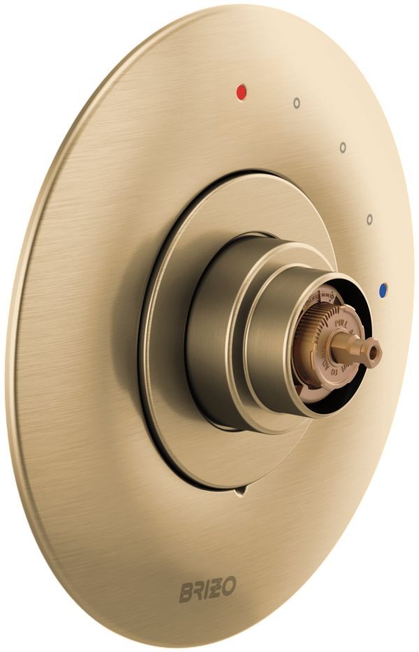 Brizo Odin® Brilliance® Luxe Gold® Pressure Balance Valve Trim Only -0