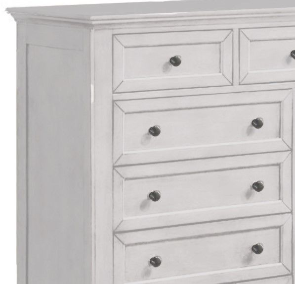 Intercon San Mateo Rustic White Gentlemen's Chest-1