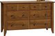 Sauder® Shoal Creek® Oiled Oak Dresser-0