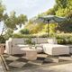 TOV Furniture Hangover Cream Performance Fabric Outdoor Modular Loveseat-1