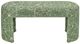 TOV Furniture Greenspace Green Rounded Upholstered Bench-3