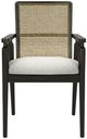 Signature Design by Ashley® Galliden Black Upholstered Dining Arm Chair-1