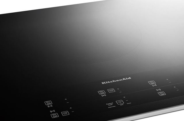 KitchenAid® 36" Stainless Steel Electric Cooktop with Touch-Activated Controls-3