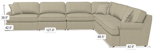 La-Z-Boy® Alani Flax Sectional with Custom Layout Options-2