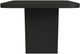 Elements International Ridgemont Black Rectangular Dining Table-4