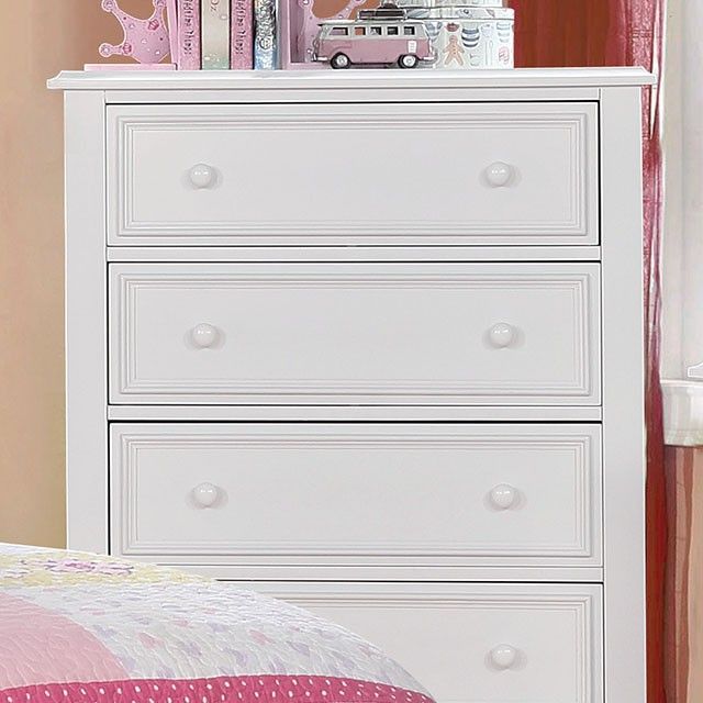 Furniture of America® Olivia White Chest-1
