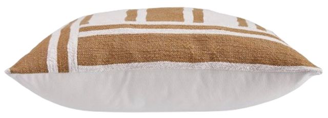 Signature Design by Ashley® Darrman Ivory/Ochre Throw Pillow-2