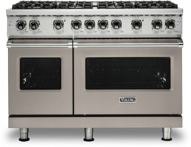 Viking® 5 Series 48" Pacific Grey Pro Style Natural Gas Range-0