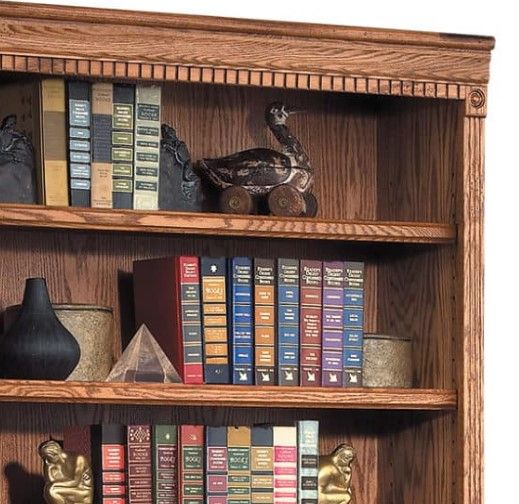 Martin Furniture Huntington Wheat 84" Open Bookcase-1