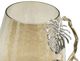 A & B Home Gold/Silver Palm Candle Holder-3