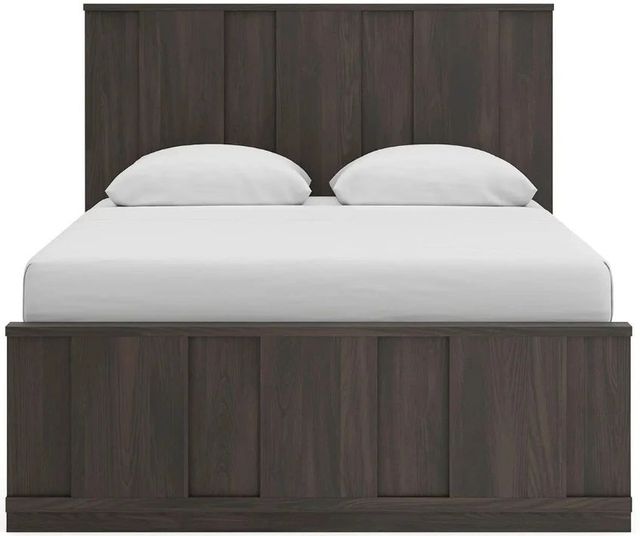 Signature Design by Ashley® Jadiston Dark Brown Queen Panel Bed-3