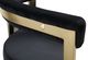 Meridian Furniture Marcello Black/Brushed Brass Velvet Dining Chair-4