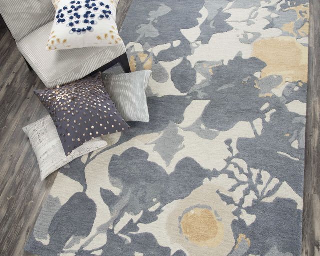 Rizzy Home Connie Post Gray/Beige 5' x 8' Rug-2