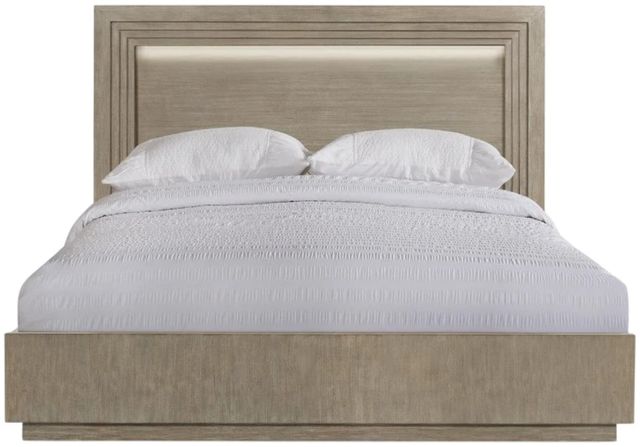 Riverside Furniture Cascade Dovetail Queen Illuminated Panel Bed-0