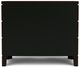 Riverside Furniture Lydia Dark Cabernet Bachelor Chest-3