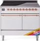Ilve® Nostalgie II Series 40" Custom RAL Color Pro Style Induction Range-0
