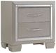 Elements International Platinum 4-Piece Champagne Youth Full Panel Bedroom Set-3