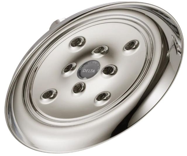 Delta Universal Showering Polished Nickel H2Okinetic® Raincan Single-Setting Shower Head-0