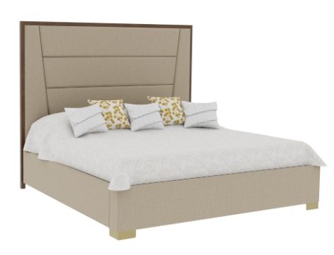 Country View Woodworking Customizable Verrado 5B Queen Panel Bed-1