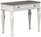 Liberty Furniture Magnolia Manor Antique White/Weathered Bark Accent Desk-0
