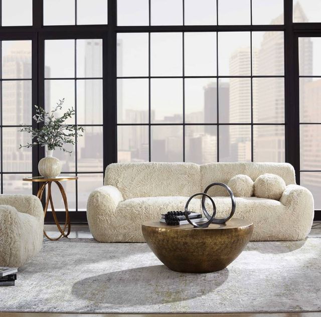 Uttermost® Abide Caramel Rounded Sofa-1