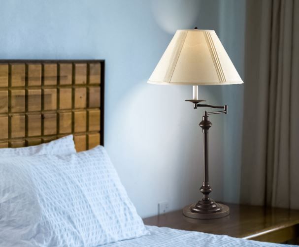 Cal® Lighting & Accessories Dark Bronze Table Lamp-1