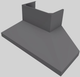 Vent-A-Hood® 60" Gunsmoke Wall Mounted Range Hood-1
