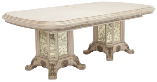 Michael Amini® Platine De Royale Champagne Rectangular Dining Table-0