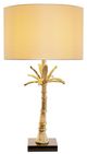 A & B Home Black/Gold Leaf Table Lamp-1